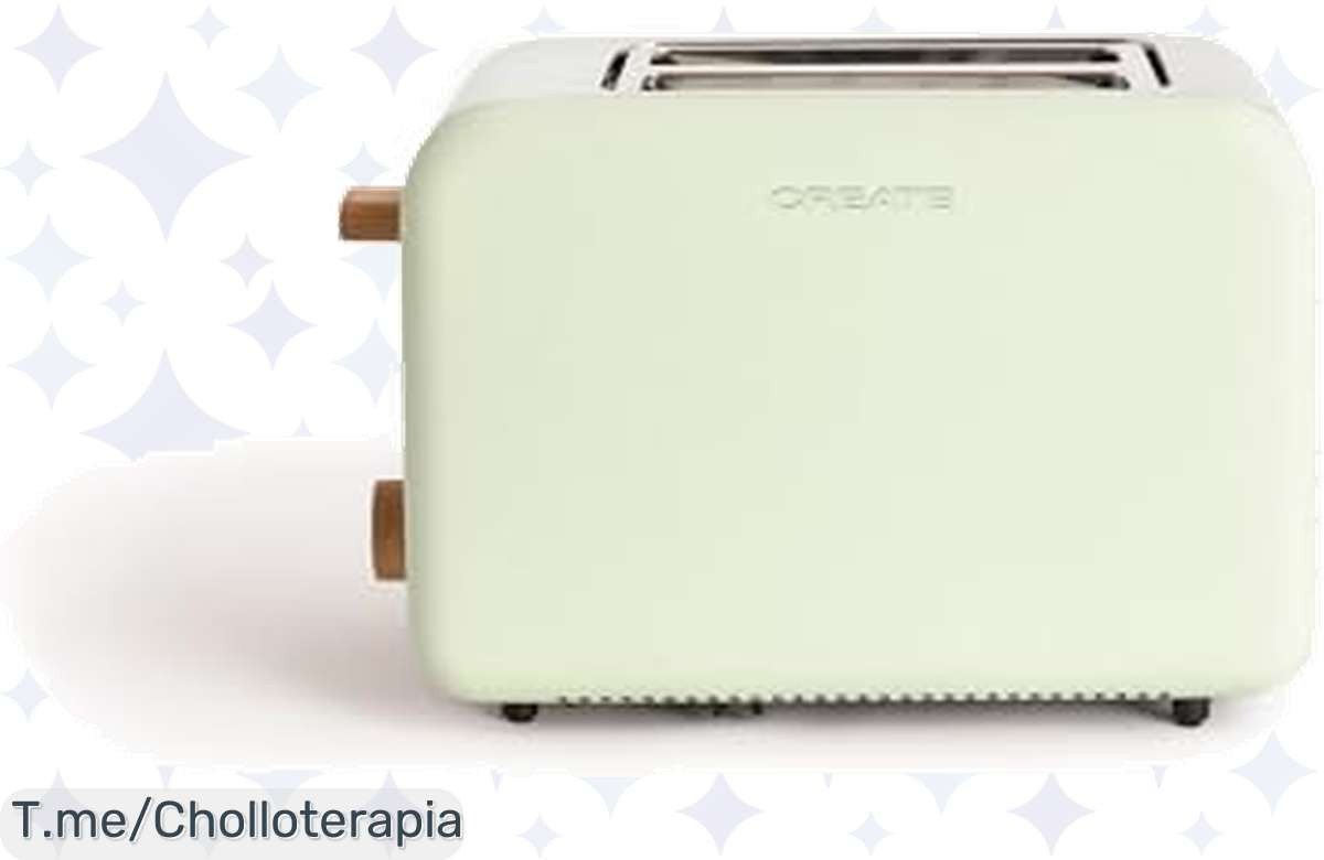 Descubre la Tostadora Retro Verde que transforma tus desayunos: ¡6 niveles de potencia y ranuras XL! Aprovecha este ofertón histórico antes de que se agote.