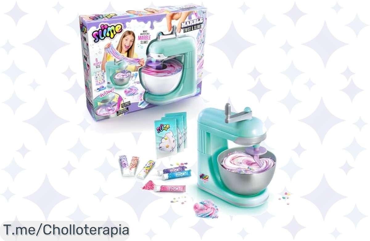 Descubre la Twist & Slime Mixer Machine: el super chollo que hará de tu pequeño un científico aventurero. ¡No te pierdas esta oferta única y ordena ya antes de que se agote!
