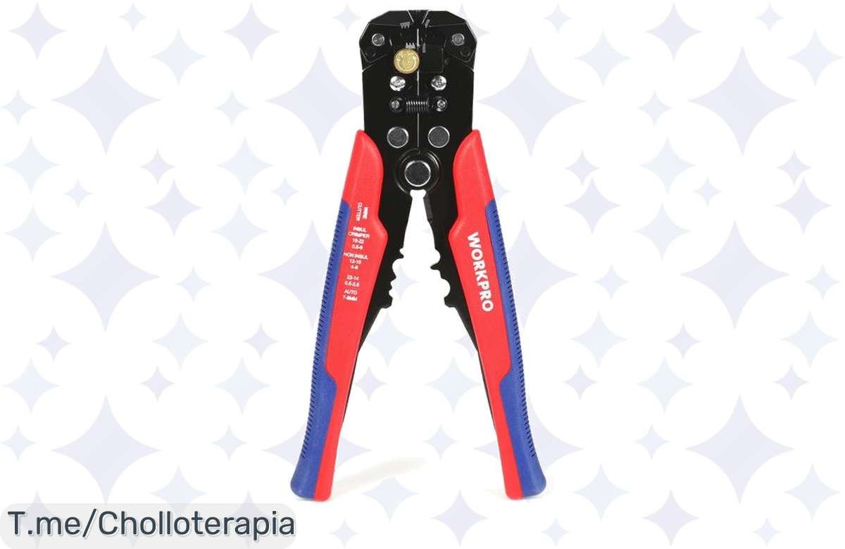 Descubre la WORKPRO-crimpadora: el pelacables automático que transforma tu trabajo. Facilita tu vida con un precio loco, ¡aprovéchalo antes que se agote!