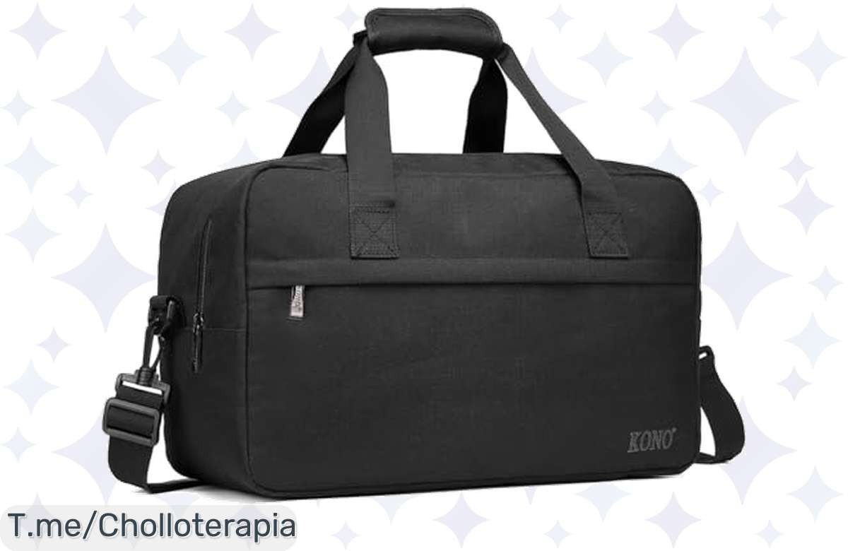 Descubre la bolsa de viaje Kono, el super chollo que transforma tus aventuras: ligera, duradera y perfecta para volar. ¡Aprovecha esta oferta limitada y compra ya!