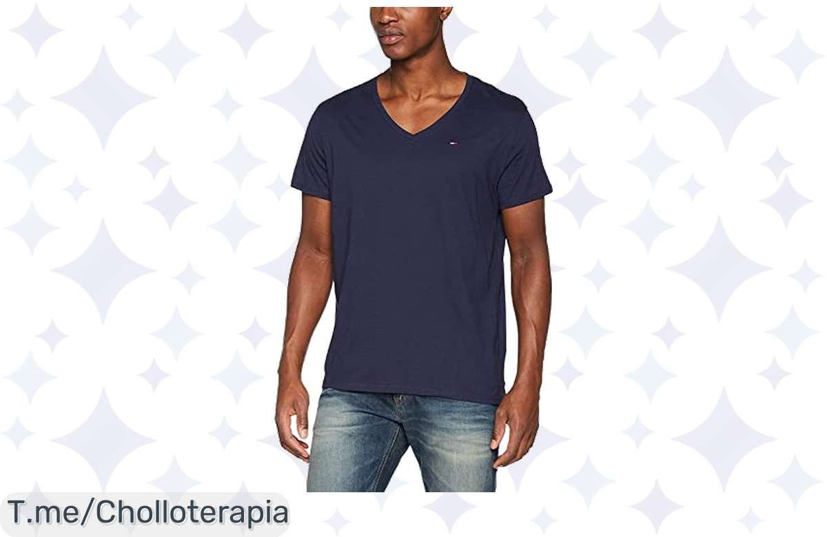 Descubre la camiseta Tommy Jeans que todos quieren: suavidad y estilo en un solo producto. Aprovecha este super chollo antes de que se agote, ¡actúa ya!