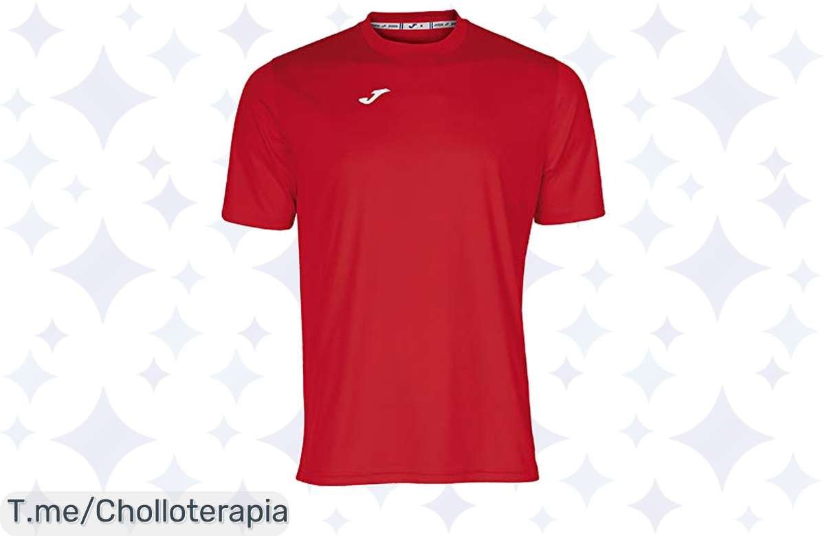 Descubre la camiseta deportiva Joma: ligera y fresca para moverte con libertad total. ¡Impulsa tu deporte con este chollo antes de que se agote! ¡Cómprala ya!