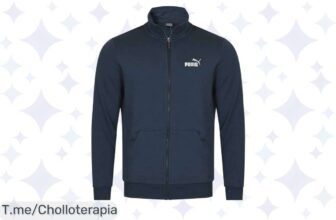 Descubre la chaqueta PUMA Essentials Track, el super chollo que combina estilo y comodidad ¡Aprovecha el ofertón y lleva tu look al siguiente nivel antes de que se agoten!