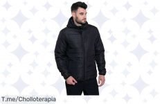 Descubre la chaqueta acolchada Askja en negro: un super chollo que te mantendrá caliente y a la moda ¡Aprovecha este ofertón antes de que se agote!