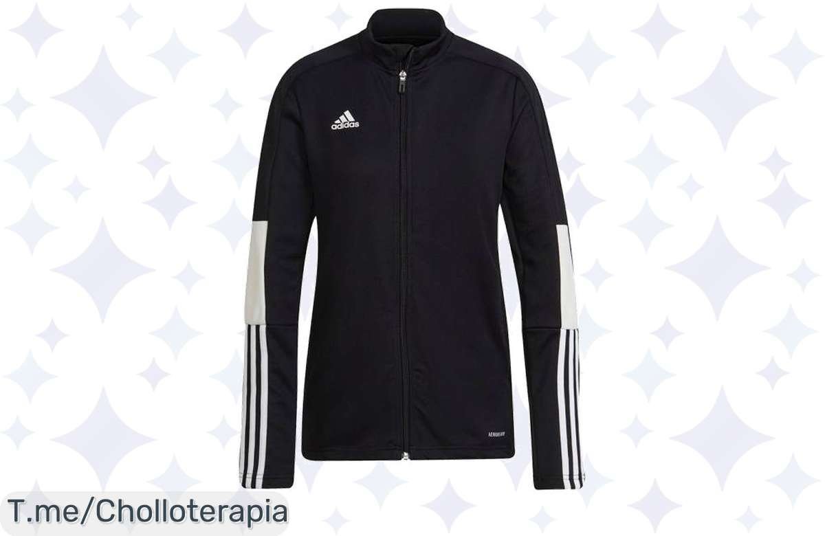 Descubre la chaqueta adidas Tiro Essentials para mujer: diseño moderno y cómodo a un precio loco. ¡Haz tu compra ya antes de que se agote este super chollo!