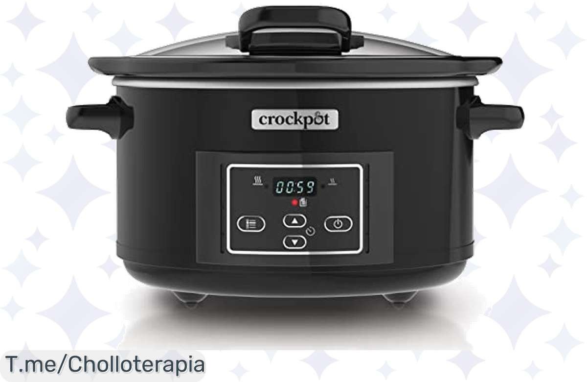 Descubre la olla Crockpot Digital a un precio loco: cocina sin esfuerzo con temporizador de 20 horas y disfruta de platillos siempre calientes. ¡Aprovecha este ofertón antes de que se acabe!