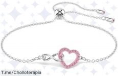 Descubre la pulsera Swarovski Infinity: un ofertón con estilo rosa que deslumbrará tu look Aprovecha este precio loco, ¡stock limitado, actúa ya antes que se agote!
