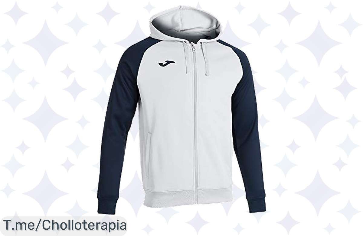 Descubre la sudadera Joma Academy IV: un super chollo con diseño ligero y comodidad total. ¡Hazte con la tuya ahora y luce impecable antes de que se agote!