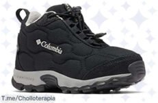 Descubre las Columbia KIDS FIRECAMP MID 2, las botas de montaña que cada niño merece y aprovecha el super chollo de impermeabilidad y comodidad, compra ya antes de que se agoten