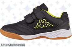 Descubre las Kappa Kickoff K para niños, un super chollo con suela plana y material transpirable que mantendrá sus pies frescos ¡Ofertón limitado, compra ya!