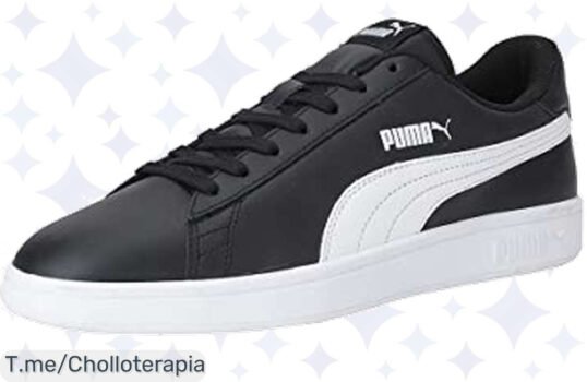 Descubre las PUMA Smash V2 L: el super chollo del momento con suela de caucho resistente ¡Compra ya y siente el ajuste perfecto antes de que se agoten!