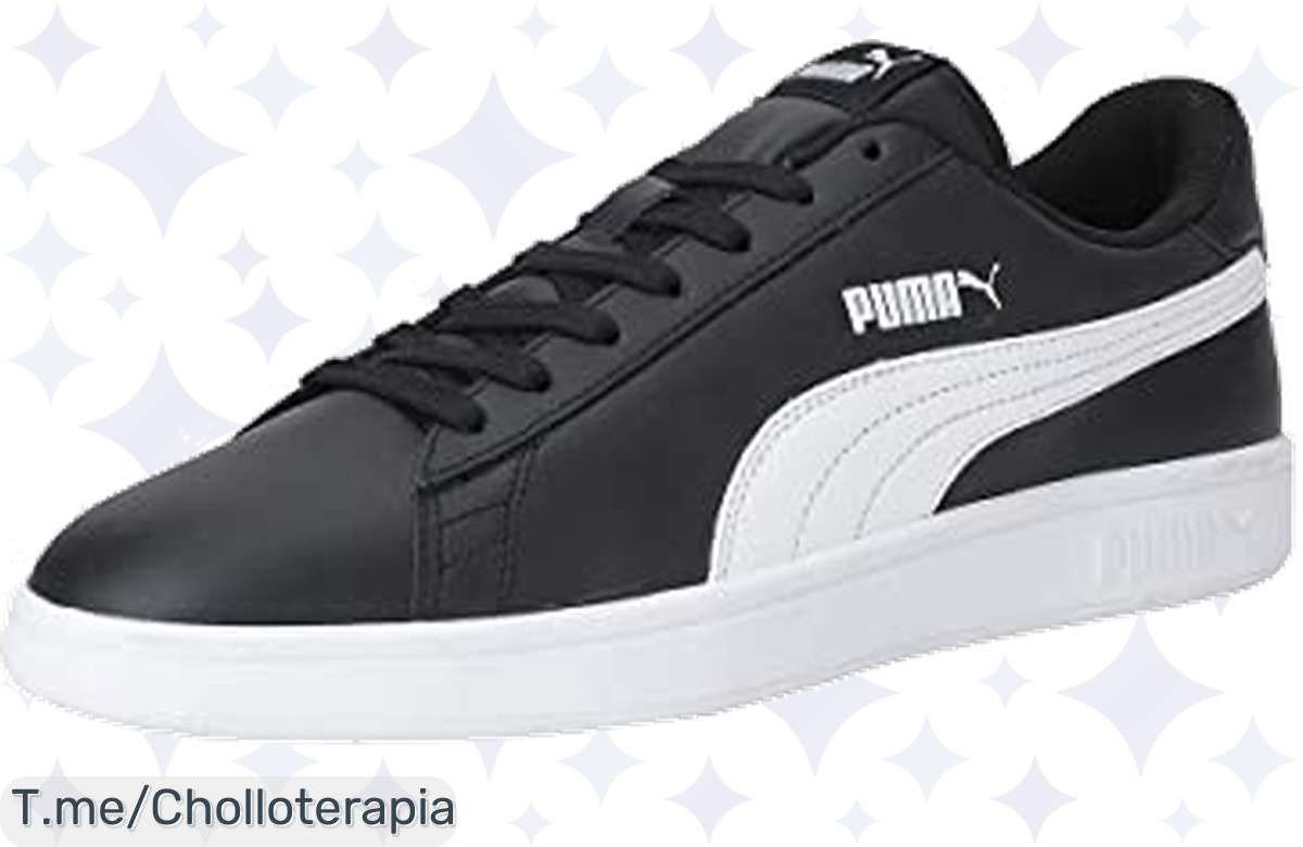Descubre las PUMA Smash V2 L: el super chollo del momento con suela de caucho resistente. ¡Compra ya y siente el ajuste perfecto antes de que se agoten!