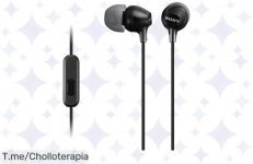 Descubre los Sony MDREX15AP: Auriculares inear ultra ligeros con un sonido potente y personalizable a un precio loco ¡No te pierdas este ofertón, cantidad limitada!