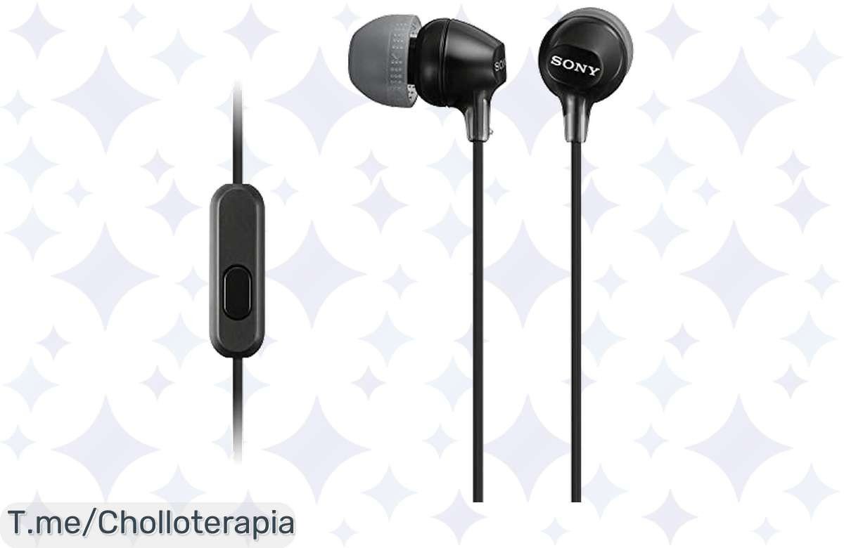 Descubre los Sony MDREX15AP: Auriculares inear ultra ligeros con un sonido potente y personalizable a un precio loco. ¡No te pierdas este ofertón, cantidad limitada!