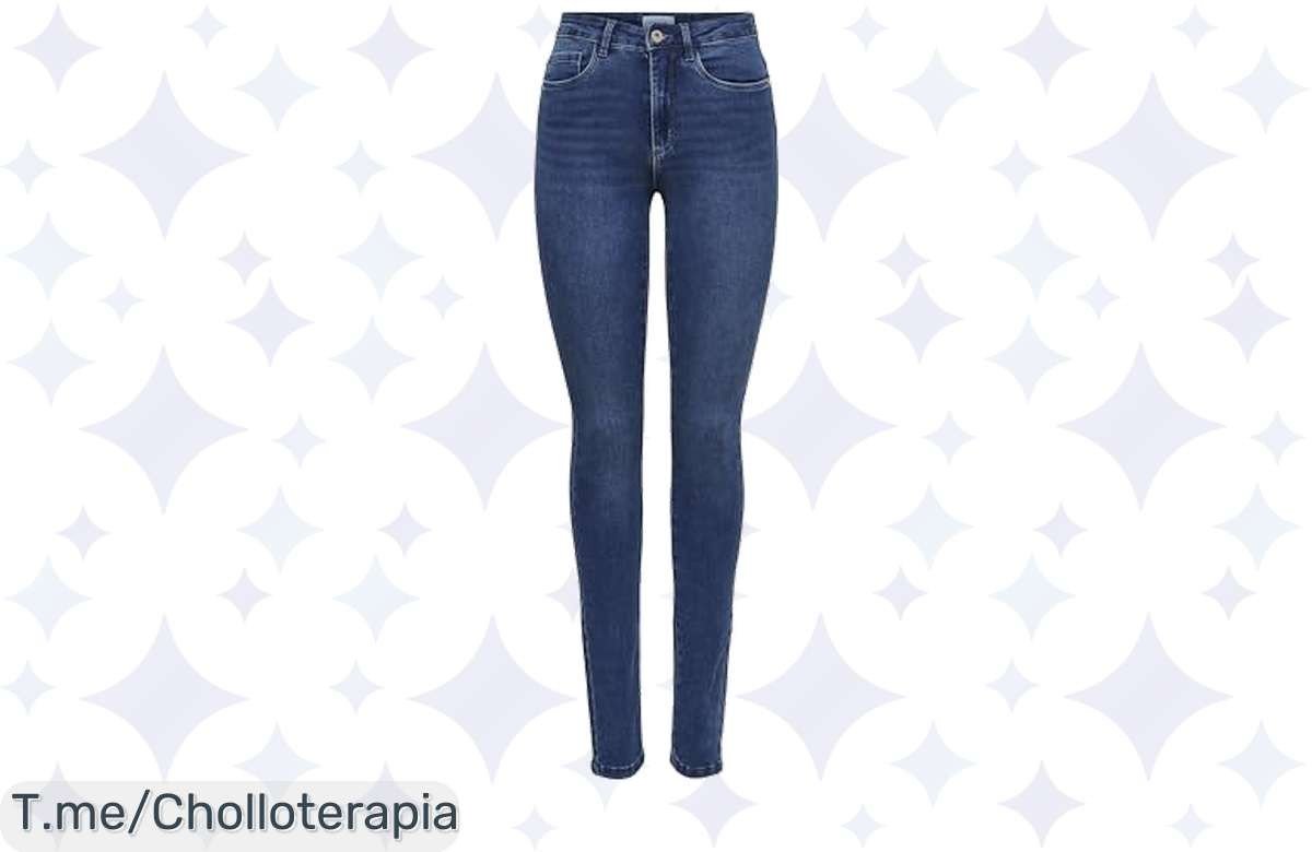 Deslumbra con los ONLY Onlroyal High Waist Skinny Fit Jeans: el super chollo que tu armario necesita, sólo por tiempo limitado. ¡No dejes pasar este ofertón exclusivo!