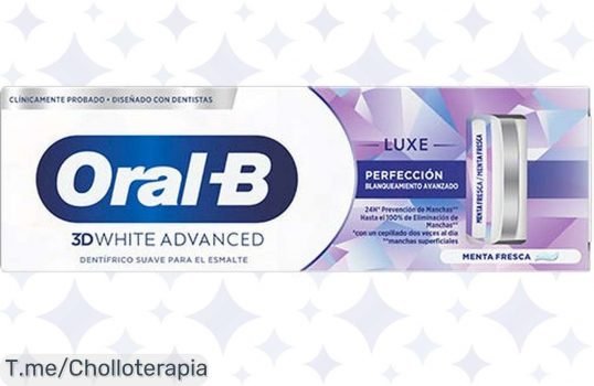 Despierta tu sonrisa deslumbrante con el blanqueante Oral B 3D White Luxe: ¡ofertón nunca visto para un brillo radiante! ¡Compra ahora antes de que se acabe!