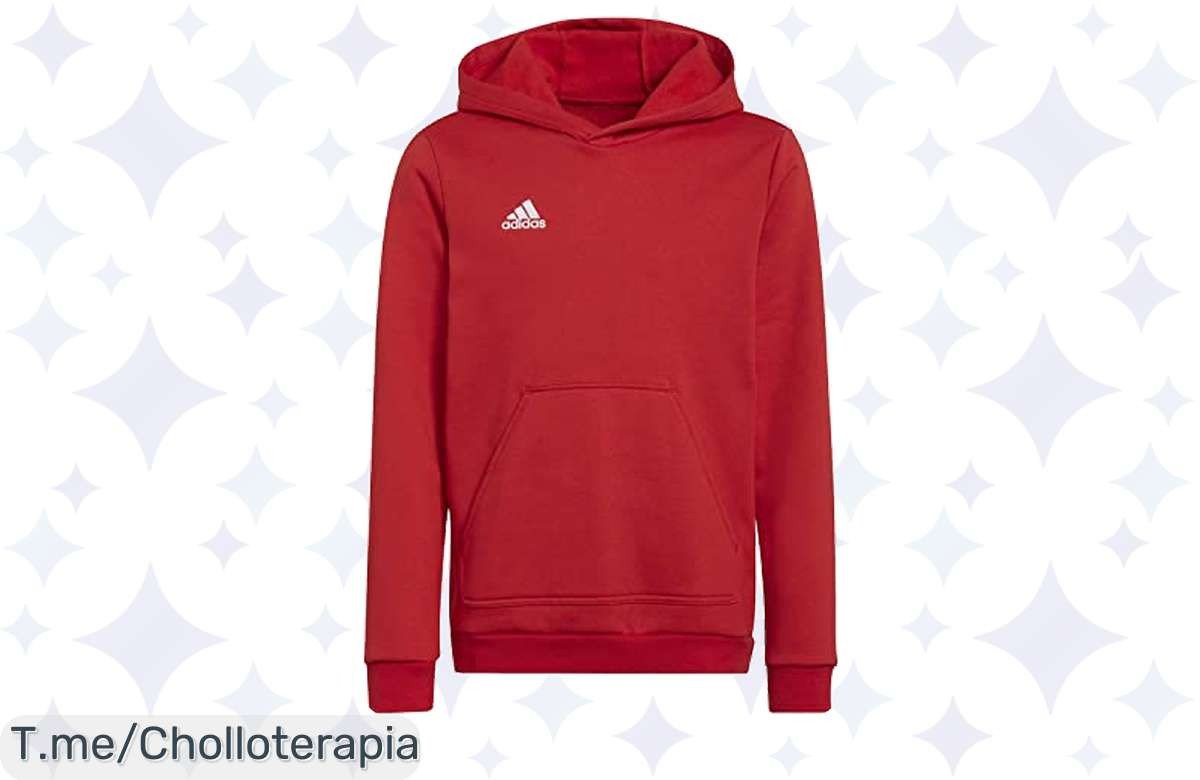 Destaca con el Adidas ENT22 Hoody para Kids, un chollazo con ajuste regular para máxima comodidad. ¡No dejes pasar esta oferta increíble, solo por tiempo limitado!