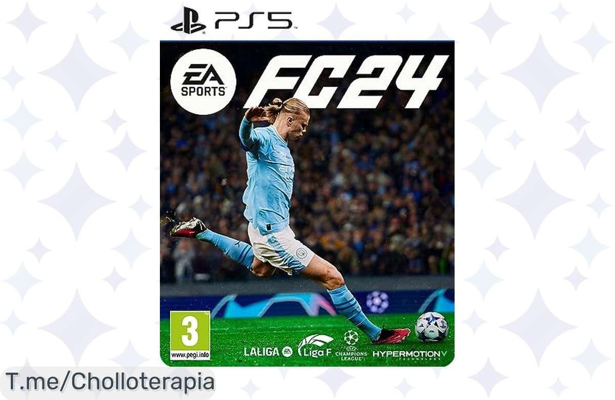 Disfruta de EA SPORTS FC 24 para PS5 a un precio loco, personaliza tu equipo soñado y vive la adrenalina del fútbol real. ¡Compra YA antes de que se acabe esta oferta única!
