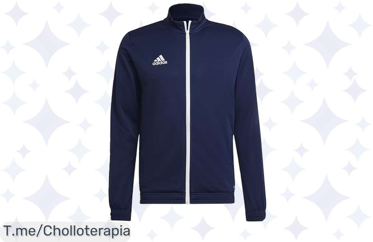 Eleva tu estilo con la chaqueta ADIDAS, diseño entallado y frescura impecable a un precio loco. ¡No dejes escapar este ofertón, compra ya antes de que se agote!