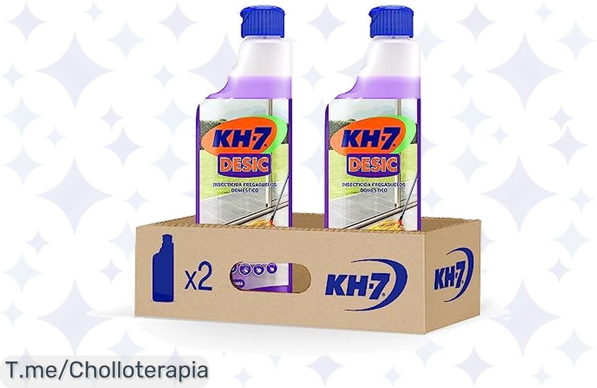 Elimina insectos y llena tu hogar de frescura con KH7 Desic, aroma a lavanda y efecto duradero. ¡Aprovecha este ofertón y protege tu hogar hoy mismo!