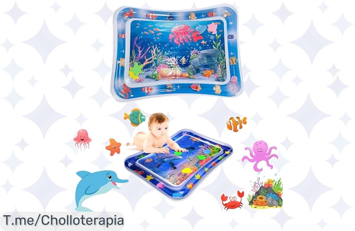 Estera de Agua Inflable para Bebé: Ofertón nunca visto que potencia la diversión y el desarrollo de tu peque. ¡Aprovecha este chollo limitado y compra ya!