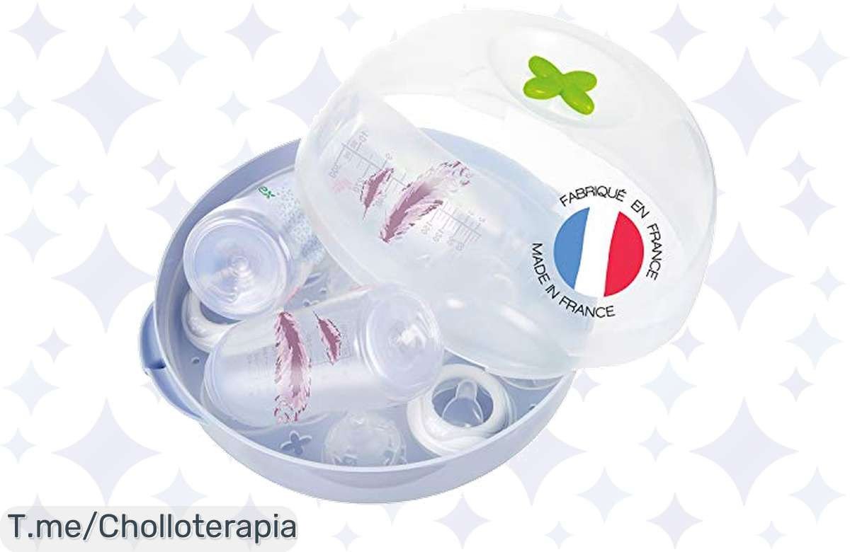 Esteriliza 5 biberones en 4 minutos con el Tigex Esterilizador de microondas a un precio loco que no volverás a ver. ¡Aprovecha este ofertón antes de que se agote!