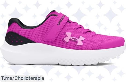 Haz que cada paso sea una aventura con las Zapatillas Under Armour UA GPS Surge 4 AC en Vivid Magenta: ¡Comodidad total y un precio loco, solo por tiempo limitado!