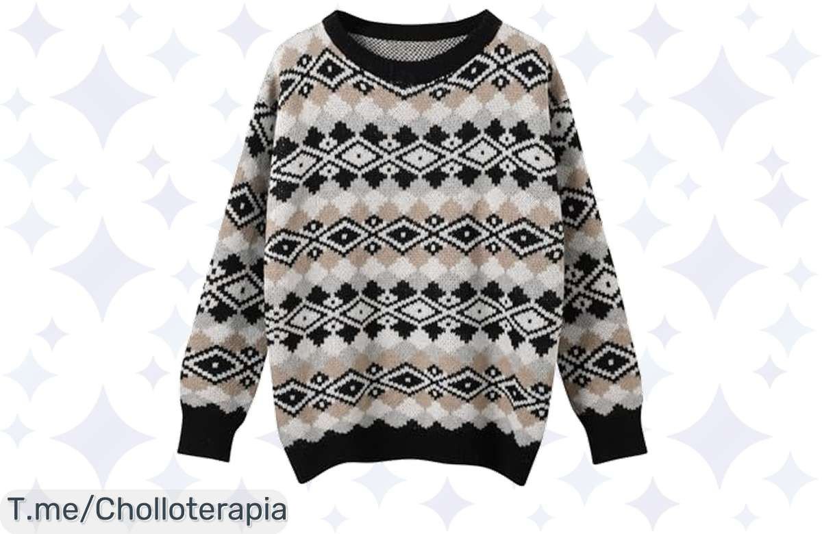 Hazte con el suéter de Navidad más chulo y cómodo del año a un precio loco, con un descuento brutal solo hoy. ¡No dejes pasar esta oportunidad única y destaca en las fiestas!