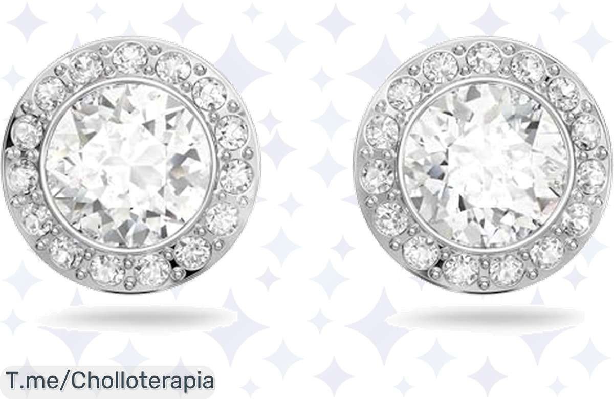 Ilumina tu look con los Pendientes Swarovski Angelic, elegancia y brillo nunca visto a un precio de ganga. ¡Aprovecha este ofertón y deslumbra a todos ahora mismo!