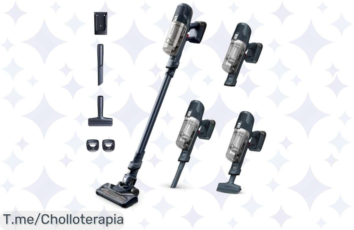 Impulsa tu limpieza con la Rowenta XPert 6.60: super chollo de 100W y 45 min de autonomía. ¡Acción limitada, este ofertón no volverá!