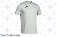 Impulsa tu rendimiento con la camiseta Joma, alta transpirabilidad y libertad total de movimiento a un precio loco ¡Aprovecha este ofertón antes de que se agoten!