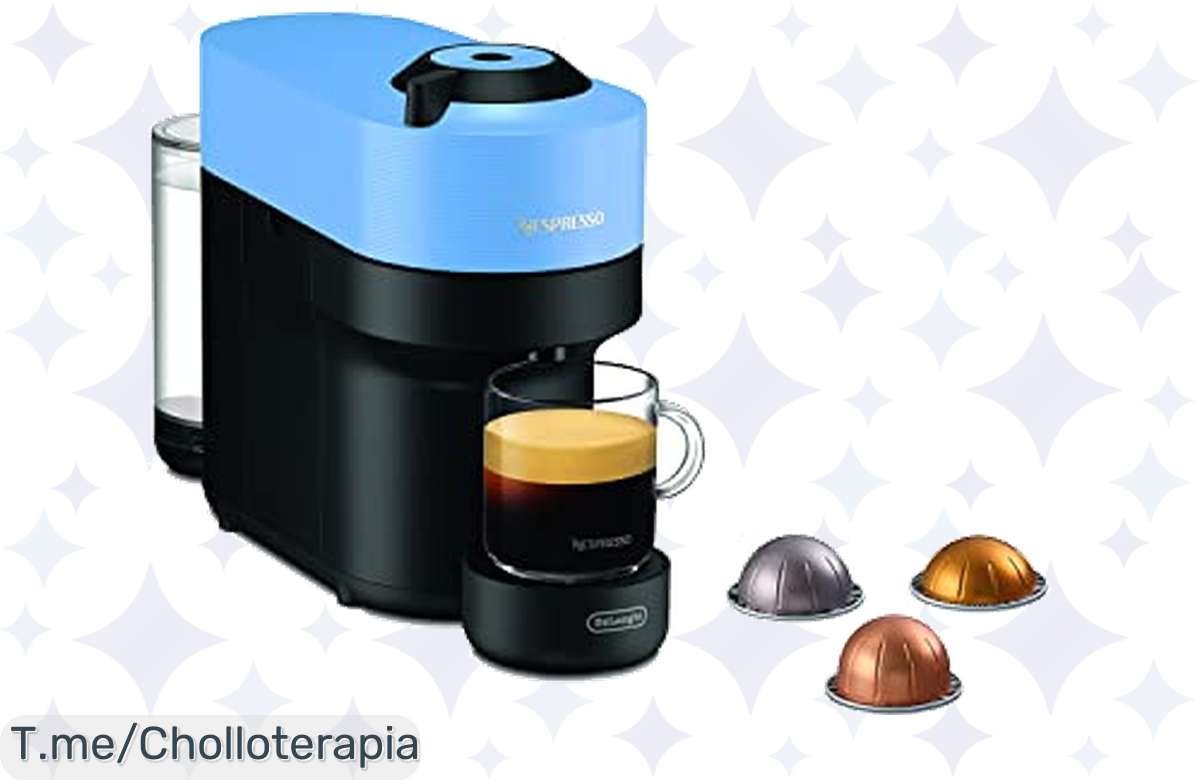 Impulsa tus mañanas con la De’Longhi Nespresso Vertuo Pop: café delicioso en segundos y un super chollo que no podrás dejar pasar. ¡Compra ahora antes de que se acabe!