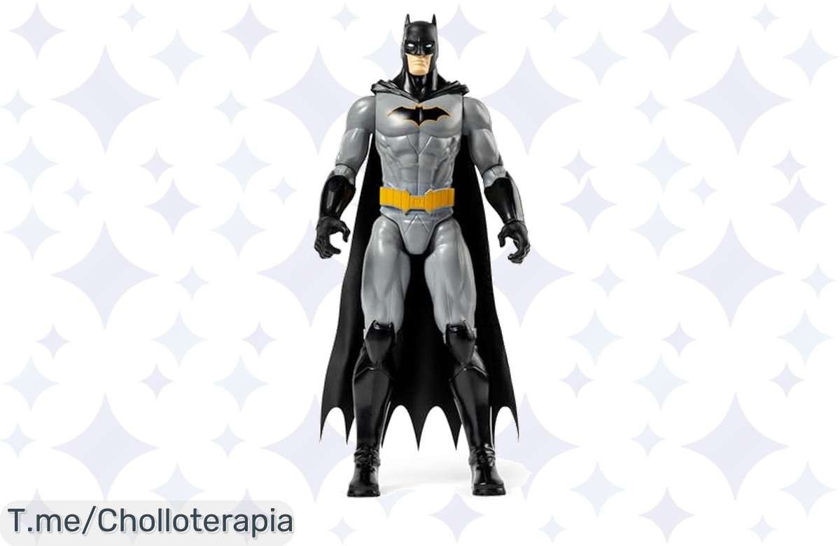 Increíble figura de Batman Rebirth a un precio loco: ¡11 puntos de articulación para mil aventuras! No dejes escapar este super chollo, compra ahora antes de que se agote.