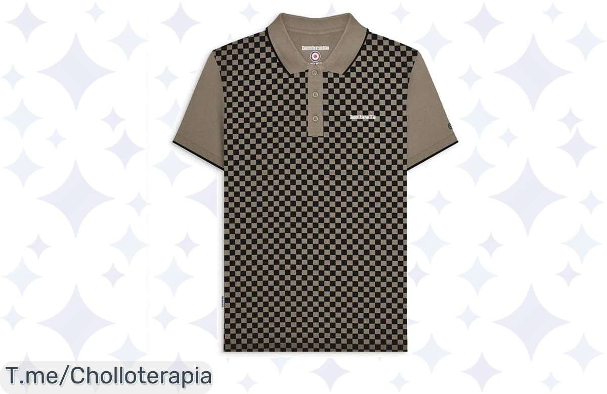 Lambretta Two Tone Hombre Polo en color líquen GRN a precio loco: comodidad y estilo en una prenda única. ¡No dejes escapar este ofertón limitado, actúa ya!