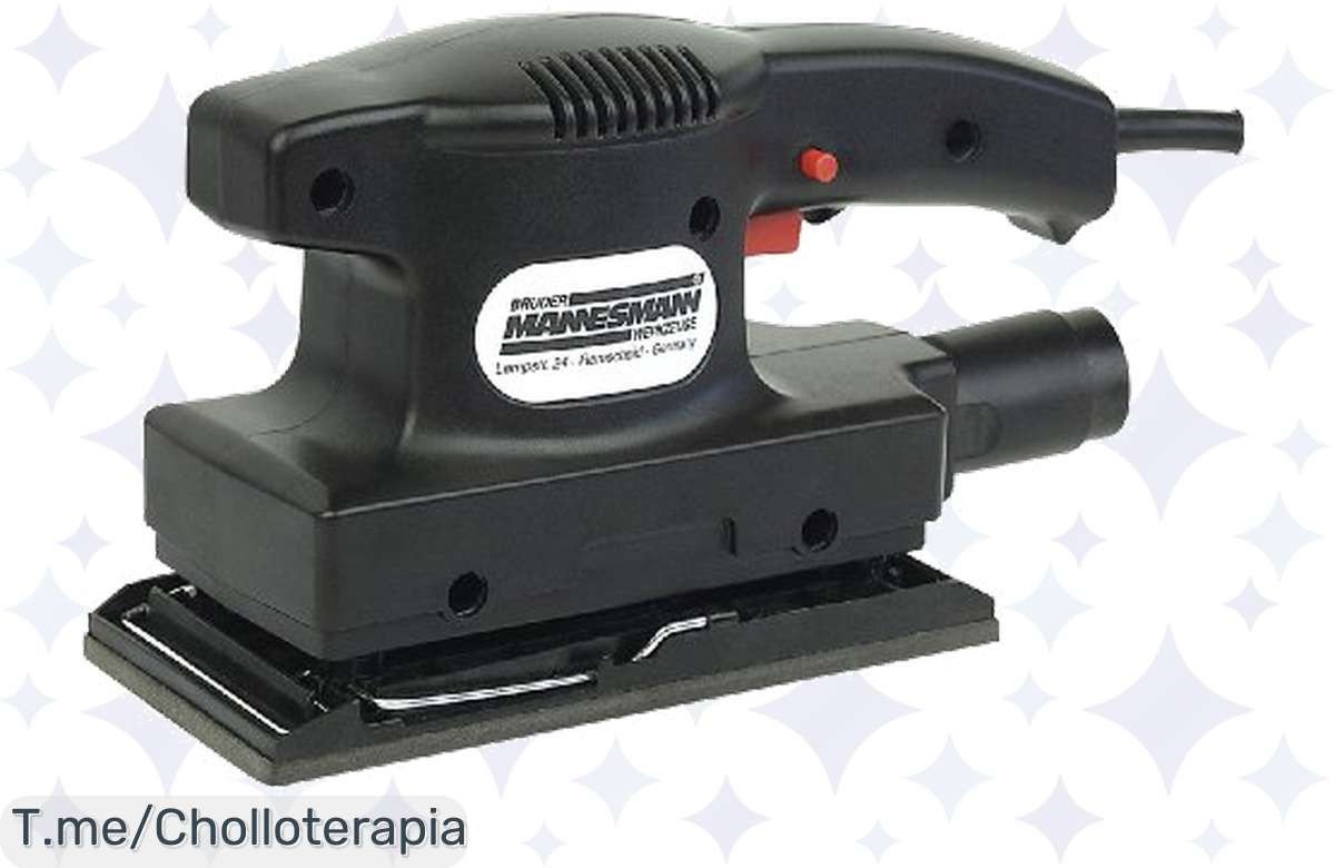 Lijadora Orbital Mannesmann M12330: ¡El super chollo que transforma tu trabajo en minutos! No te quedes sin ella, aprovecha esta oferta increíble antes de que se agote.