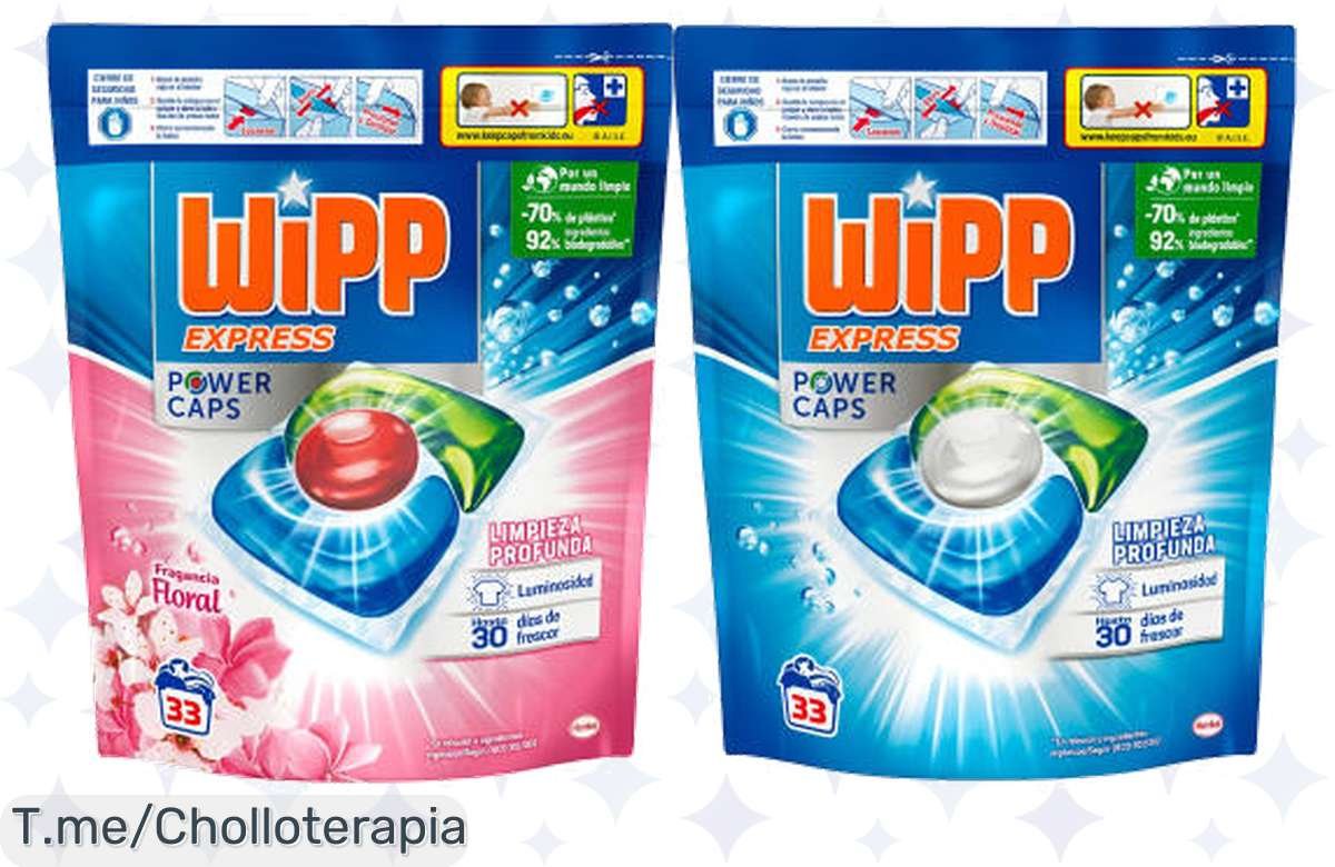 Limpieza profunda nunca vista con Wipp Express Power Caps: aroma floral irresistible y un super chollo que transforma tu hogar. ¡Aprovecha esta oportunidad única antes de que se agote!