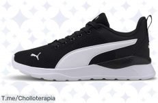 Luce increíble y corre como nunca con las PUMA Anzarun Lite Jr: entresuela EVA y agarre brutal a un precio loco ¡No te quedes sin el tuyo, oferta limitada!