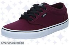 No dejes escapar el super chollo de Vans Atwood en Canvas Oxblood-White, calidad y estilo únicos a un precio de ganga, ¡compra ahora y camina con confianza antes de que se acabe!