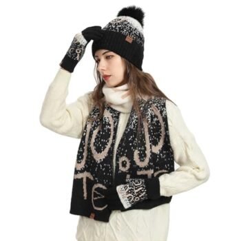 No pases frío este invierno: Consigue tu set de gorro, guantes y bufanda polar para mujer a un precio de ganga ¡Stock limitado, actúa ya y no te quedes sin él!