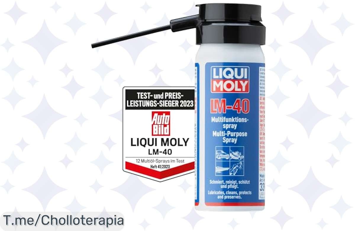 No te pierdas este ofertón: Liqui Moly LM 40 Spray multifuncional, protección anticorrosiva y lubricación de pro. ¡Compra ahora antes de que se agote y aprovecha este precio loco!
