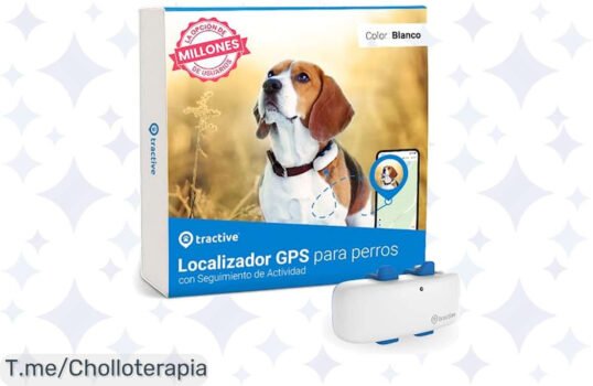 No te quedes sin el Tractive GPS: localización en tiempo real, alertas antifuga y control de salud para tu perro, ¡aprovecha este ofertón antes de que se agote!