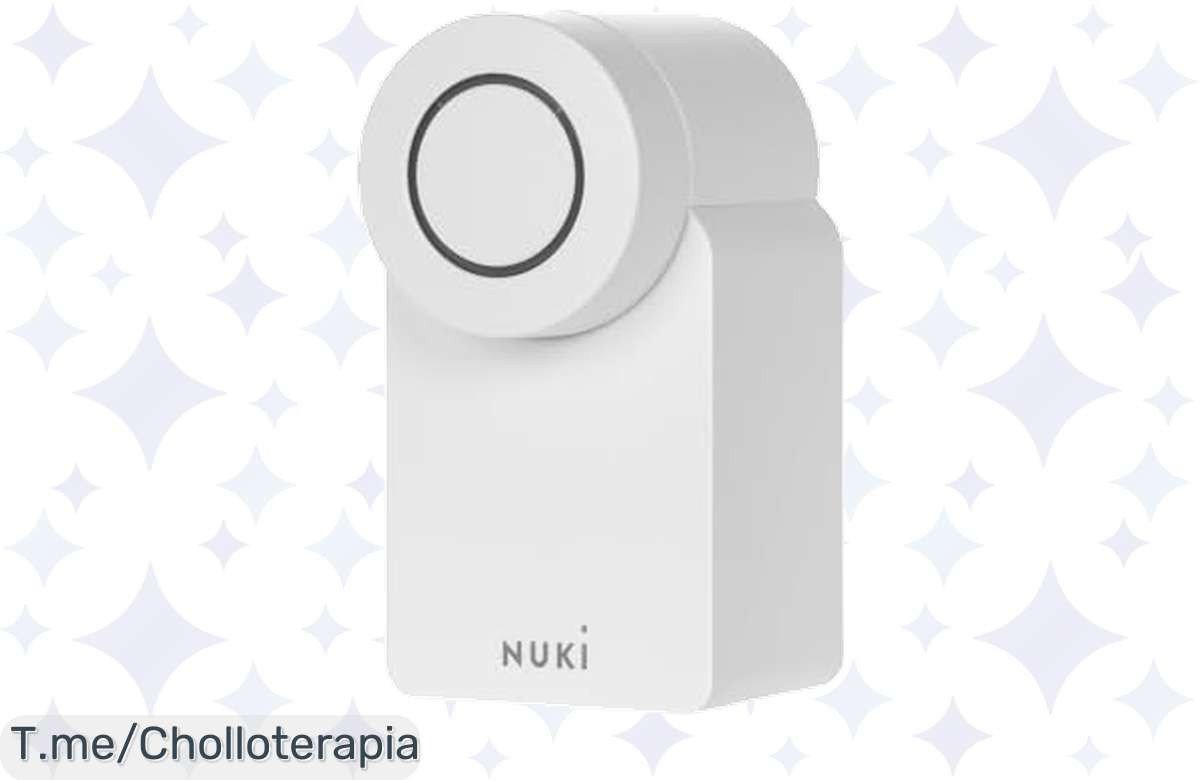 Nuki Smart Lock: El super chollo que convierte tu smartphone en la llave perfecta para tu hogar. Acceso controlado y tranquilidad total, ¡oferta limitada, actúa ya!