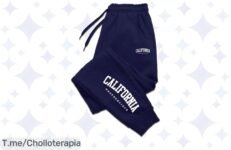 Pantalones deportivos de jogging en un precio loco: ¡Viste con estilo y comodidad! No te pierdas este ofertón exclusivo, actúa ya antes de que se agoten