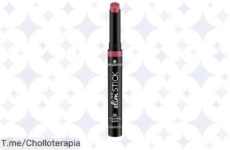 Pintalabios Esence The Slim Stick: Color rosa intenso y textura cremosa que dura 6 horas Aprovecha este ofertón vegano, ¡las existencias son limitadas, compra ya!