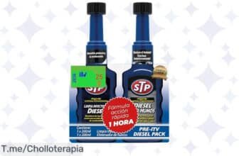 Potencia tu diésel al máximo y ahorra combustible como nunca con el pack preITV STP: limpieza y ahorro en un solo chollo ¡Compra ahora, oferta limitada!