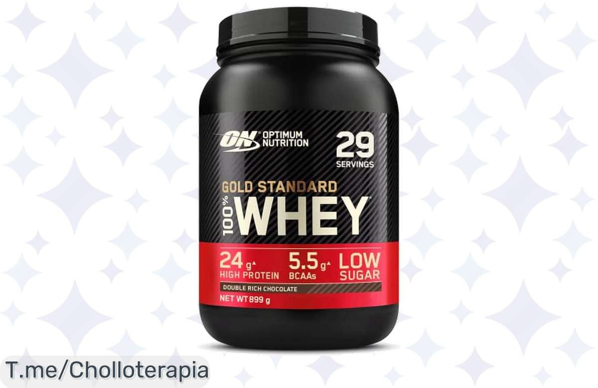 Potencia tu entrenamiento con Gold Standard Whey, el super chollo que te ayuda a ganar músculo rápido. ¡No te quedes sin tu ofertón, actúa antes de que se agote!