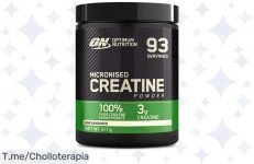 Potencia tus entrenamientos con creatina micronizada a precio loco, 3 g por porción para un rendimiento bestial ¡No dejes escapar este ofertón y compra ahora!