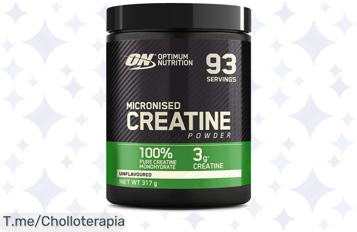 Potencia tus entrenamientos con creatina micronizada a precio loco, 3 g por porción para un rendimiento bestial. ¡No dejes escapar este ofertón y compra ahora!