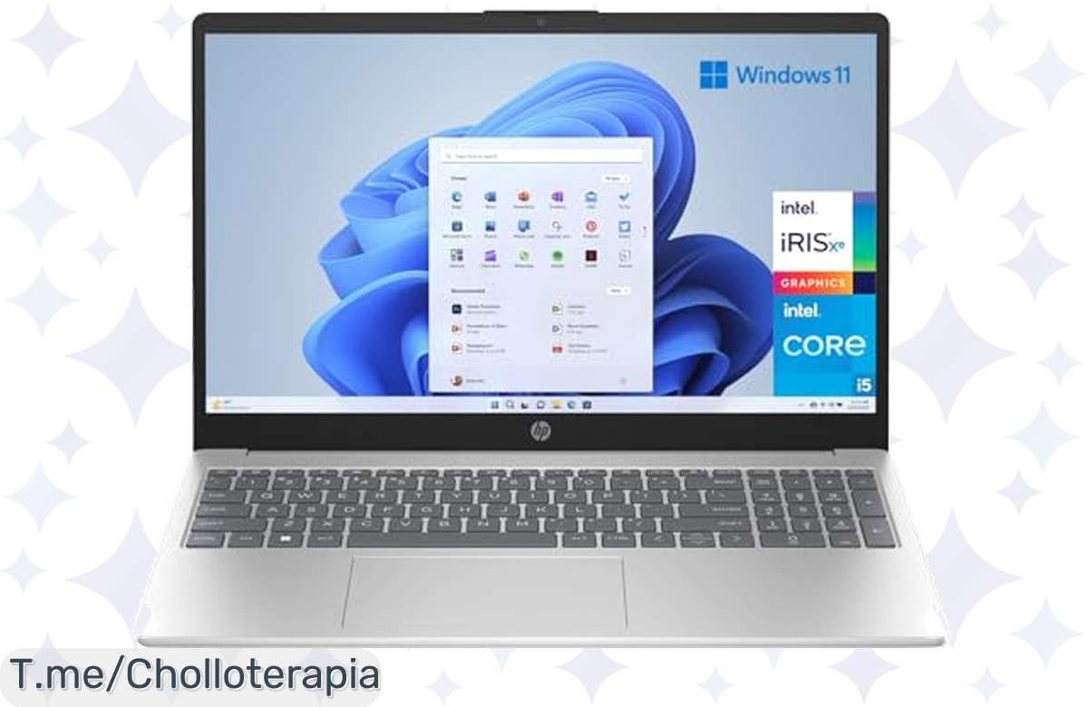 Potente portátil HP Full HD con Intel i5 y 16GB RAM a un precio loco, ideal para trabajar y jugar. ¡Aprovecha este ofertón y llévatelo antes de que se agote!