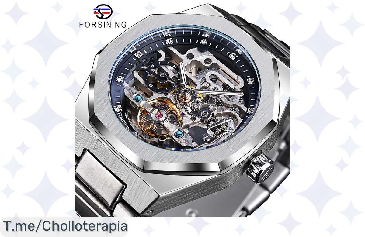 Reloj automático Forsining con esqueleto 3D a precio loco: sorprende con su luz militar y diseño deslumbrante. ¡Oferta limitada, actúa ya y no te quedes sin el tuyo!